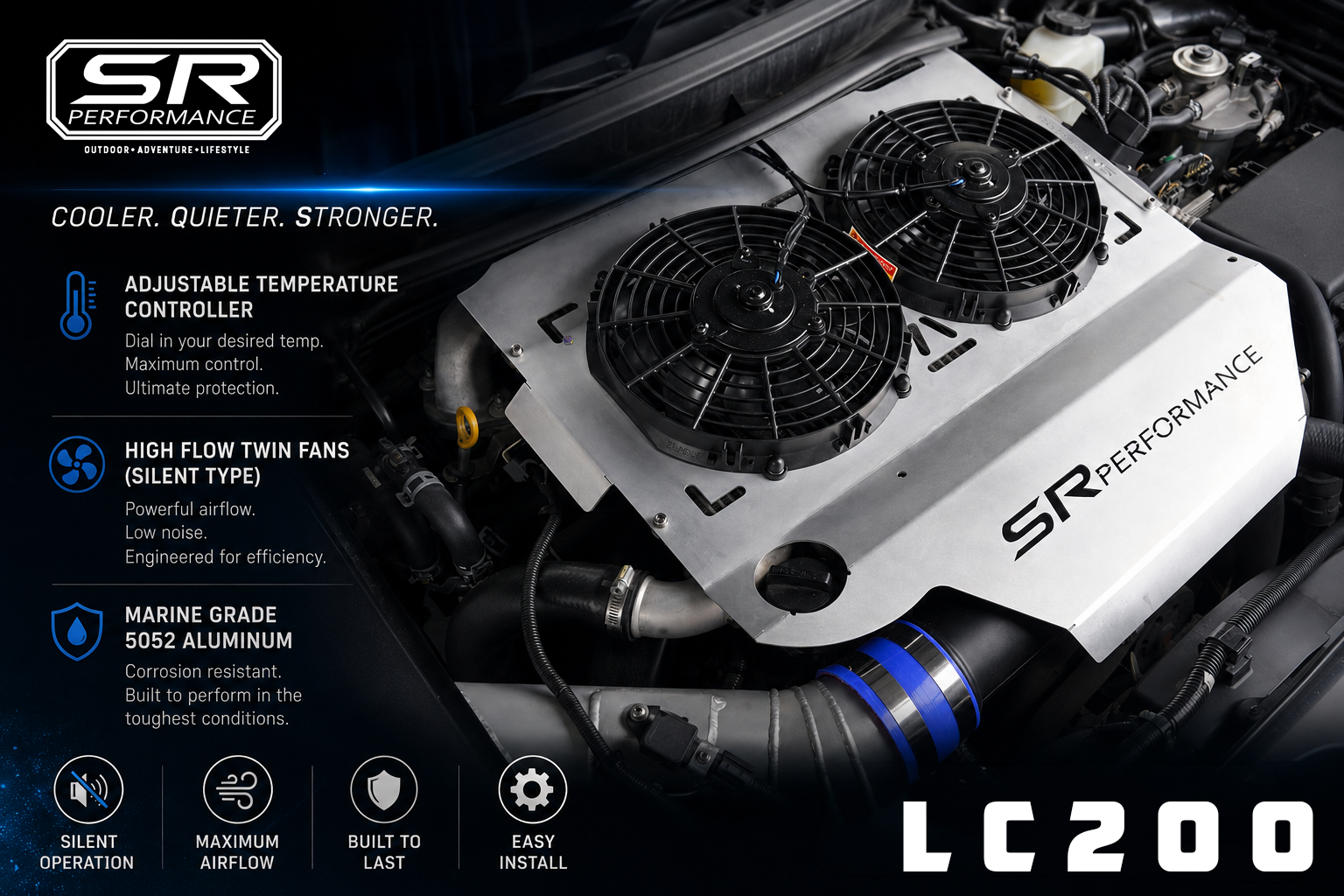 INTERCOOLER FANS LC200